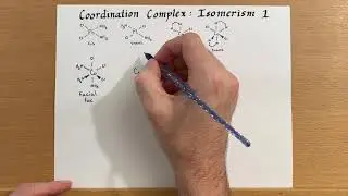 Coordination complex isomerism 1