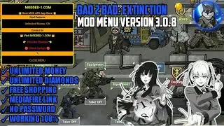Bad 2 Bad Extinction Mod Menu Version 3.0.8 | Unlimited Money & Diamonds