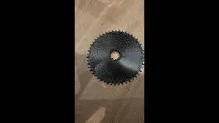 Alugear 1x aero chainring for sram 8 bolt