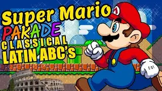 Super Mario Teaching the Classical Latin Alphabet Educational Language Video for Kids