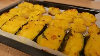 Фаршированный лук и фаршированные кабачки - итальянская веганская кухня