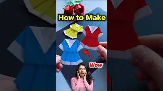 how to make dress from paper | paper se dress kaise banaye | easy paper dress making process #diy