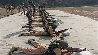 Rea shooting with rifle in india #viralvideo #ssb#army #crpf# training 😱