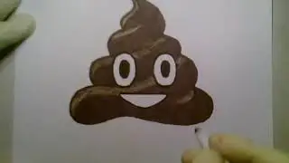 Poop Emoji Drawing how to draw the Do Do Chocolate #shorts Tutorial Dark Stool Causes Artwork Sketch