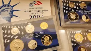 Some of my favorite U.S Mint Clad Proof sets :) #usproofsets #proofcoins#usmintsets #coincollecting