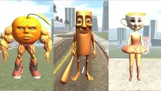 Playing as Every Italian Brainrot Character in Indian Bike Driving 3D