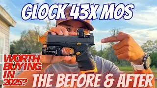 Glock 43X MOS: Реальное сравнение &laquo;до&raquo; и &laquo;после&raquo; | Стоит ли покупать в 2025 году? #обзор #youtube...
