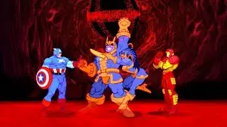 Marvel VS Capcom 2 - Captain America/Thanos/Iron Man - Expert Difficulty Playthrough