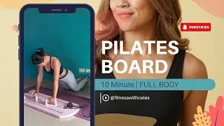 Full Body Pilates Board Training | Home Workout For Beginners, busy woman, low intensity