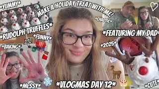 Vlogmas Day 12 - Make A Holiday Treat With Me (2025) *Ft: My Dad* |#vlogmas|