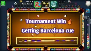 8 ball pool~ Getting Barcelona tournament Cue #attherategaming