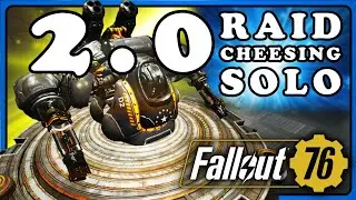 Fallout 76: Raid Stage 1 Guardian EN06 Solo with Melee and Ranged. All Tricks to make it Easier.