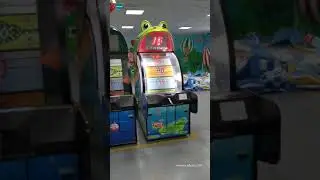 funny frog wheel redemption arcade game machine