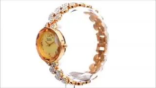 Burgi Swarovski Crystal Women's Watch