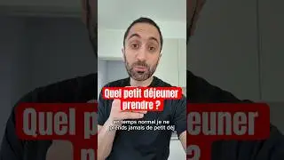 Petit d&eacute;jeuner.
