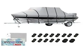 VEVOR T Top Boat Cover 20' 22' Waterproof Trailerable T Top Boat Cover 600D