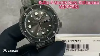 Đồng hồ nam Seiko 5 Sports Nara Shikamaru Limited Edition SRPF75K1 #watch #dongho #seiko
