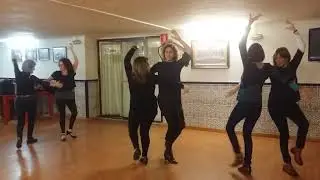 Sevillana en pareja-primera y segunda-Montse España