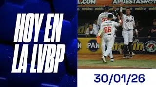 Caribes respondi&oacute; en Valencia y sum&oacute; su primer triunfo en la Gran Final |  HOY EN LA LVBP 30/01/26