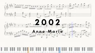 2002 - Anne Marie - Piano Cover (Sheets)