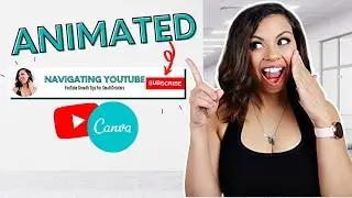 EASY! Custom YouTube Animated Subscribe Button In Canva Pro