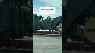 Heavy Haul Challenge: Count the Wheels! #trending #trucking #shorts #FreightProHub #HeavyHaul
