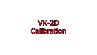 [VK-2D] Kitchen Scale Calibration