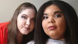 Doing My Little Sisters Makeup Neutral Gradient Cut Crease Tutorial
