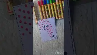 Last minute diy VALENTINE'S DAY card😨😱#youtubeshorts #viralshort #shortsfeed #shorts #fyp