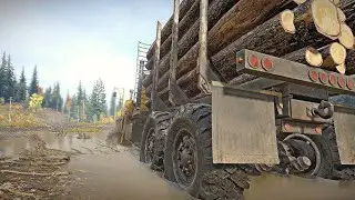 Snow Runner | Logs Delivery |POV Driving| #g29 #snowrunner #snowrunner4k