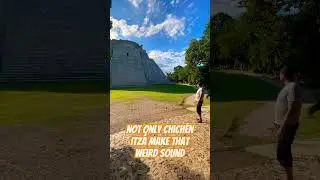 Not only the pyramid of Chich&eacute;n Itz&aacute; make that weird sound. #mexico #maya #мексика #pyramid #travel
