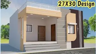 27X30 Latest Front Elevation Design || 27X30 Home Design 2bhk | East Face 27 x 30 Front Design