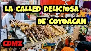 Avenida Cuauht&eacute;moc en Coyoac&aacute;n CDMX 🇲🇽 | Comida Callejera, Elotes y Ambiente de Fin de Semana