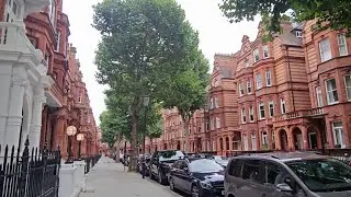 Sloane Square Chelsea London Walk (Ambient sound)