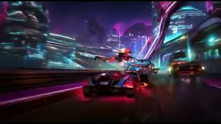 Neon City Racing: High-Speed Action in 2D!