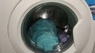 ⚪Стирка постельного белья на Indesit EWSB 5085 | Хлопок 59' 60&deg; + доп. полоскание 800 об/мин.