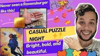 Puzzling with Purpose: Geneva Bowers Art & a Random Cut Ravensburger!