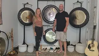 American Gong Maker Shawn Aceto Visits the Awaken Spanda Studio  #blacksungong