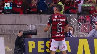 Gol de Ayrton Lucas - Flamengo 2 x 0 Cuiab&aacute; - Brasileir&atilde;o 2022
