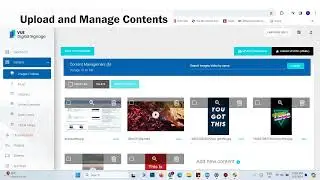 1  Upload and Manage Content - Vue Digital Signage Cloud CMS