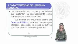 Definición y Características del Derecho Forestal | 119/128 | UPV
