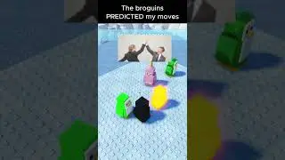The broguins predicted that movement😌 #roblox #anklebreakers #funny #penguin #knockout #memes