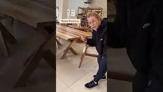 Mesa madera maciza Mardel - Estilo R&uacute;stico & SILVINA C.