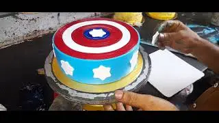 marvel cake #cakedecorating #blackface94#motupatlu