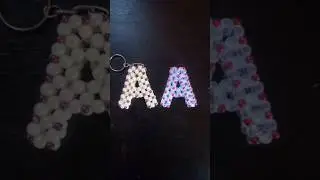 Beaded alphabet A / Letter A #shortsviral #youtubeshorts 😍🔥