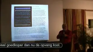 Rob Brockhus gaf lezing in Centrum Zonnewijzer in Aalsmeer over de AOW