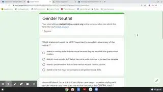 Gender Neutral Audio