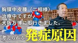 【胸膜中皮腫二相性】治療中でも大阪万博に行った井関善治郎さんの現在の療養生活や発症原因となったアスベストばく露について聞いてみた。オプジーボ／ヤーボイ／立体駐車場／石綿