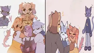 Dadnap x Dogday Warm Reunions and Happy Goodbyes | Poppy Playtime Chapter 4 Comic Dub