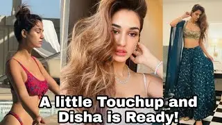 Disha Patani doing her makeup Slow motion mein! 💋💄